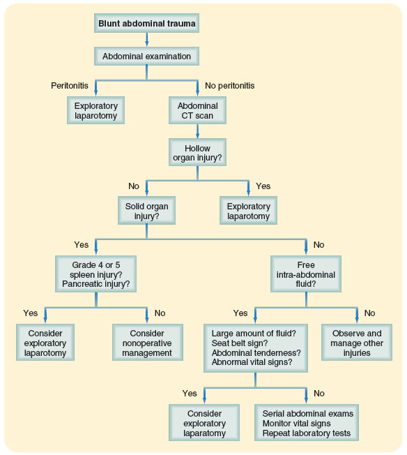 Abdominal Trauma Diagram