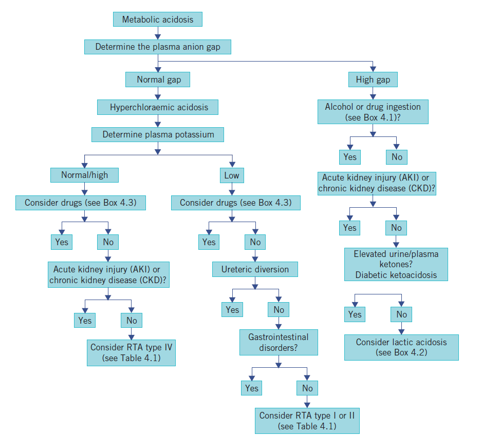 Metabolic Acidosis Diagram